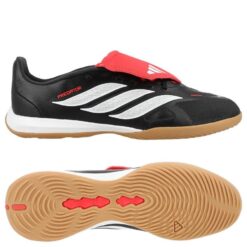 adidas Predator League Fold-over Tongue IN Immortal DNA - Sort/Hvid/Rød Børn