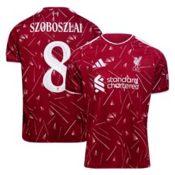 Liverpool Hjemmebanetrøje 2026/27 Børn Cup Print SZOBOSZLAI 8