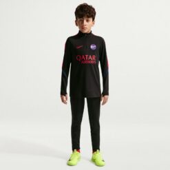 Paris Saint-Germain Træningstrøje Dri-FIT Strike Drill - Sort/Rød Børn
