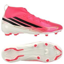 adidas F50 Hyperfast League Mid Cut FG Road to Glory - Pink/Sort/Guld Børn