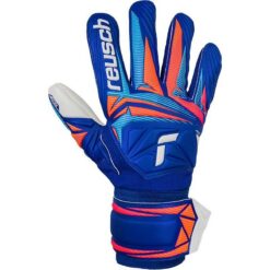 Reusch Målmandshandske Attrakt Grip - Blå/Hvid/Orange Børn