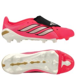 adidas Predator League Fold-over Tongue FG Road to Glory - Pink/Sølv/Sort Børn