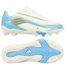 adidas F50 Messi Club velcro FxG El Ultimo Tango - Hvid/Blå/Blå Børn