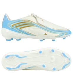 adidas F50 Messi League Laceless FG El Ultimo Tango - Hvid/Blå/Blå Børn