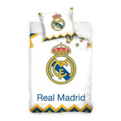 Real Madrid Sengetøj 140 x 200 cm - Hvid