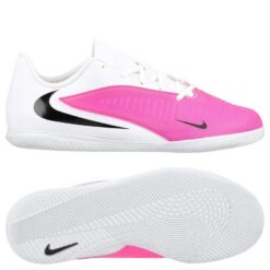 Nike Phantom 6 Club Low Cut IC Breakout - Hvid/Sort/Pink Børn
