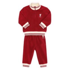 Liverpool Træningsdragt Fleece Liverbird - Rød/Hvid Børn