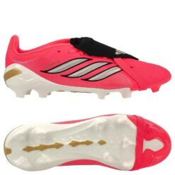 adidas Predator Elite Fold-over Tongue FG Road to Glory - Pink/Sølv/Sort Børn