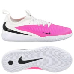 Nike Phantom 6 Academy Low Cut IC Breakout - Hvid/Sort/Pink Børn