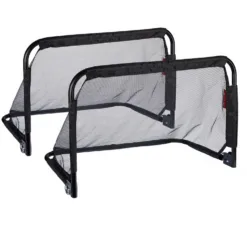 2 stk foldbare Fodboldmål i stål 90 x 60 x 60 cm
