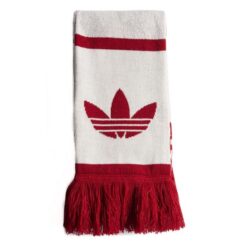 Liverpool Halstørklæde - Hvid/Grå/Rød