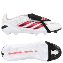 adidas Predator Elite Fold-over Tongue FG Chaos vs Control - Hvid/Pink/Sort Børn