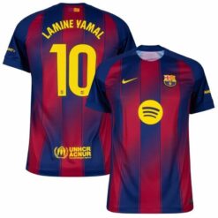 Barcelona Hjemmebanetrøje 2025/26 Børn Lamine Yamal 10