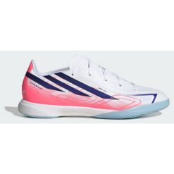 adidas F50 Hyperfast League IN Chaos vs Control - Hvid/Lilla/Pink Børn