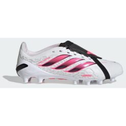 adidas Predator League Fold-over Tongue AG Chaos vs Control - Hvid/Pink/Sort Børn