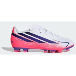 adidas F50 Hyperfast Club FxG Chaos vs Control - Hvid/Lilla/Pink Børn