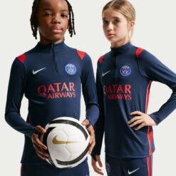 Paris Saint-Germain Træningstrøje Dri-FIT Academy Pro Drill - Navy/Rød/Hvid Børn