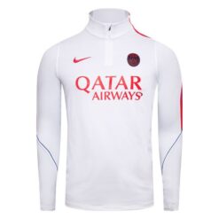 Paris Saint-Germain Træningstrøje Dri-FIT Strike Drill - Hvid/Rød Børn