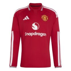 Manchester United Hjemmebanetrøje 2026/27 Champions League Lange Ærmer