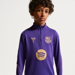 Barcelona Træningstrøje Dri-FIT Strike - Lilla/Sort/Guld Børn