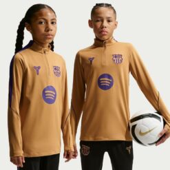 Barcelona Træningstrøje Dri-FIT Strike - Guld/Lilla Børn