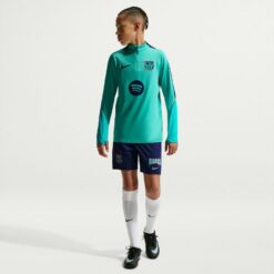 Barcelona Træningstrøje Dri-FIT Strike 3. - Turkis/Turkis/Blå Børn