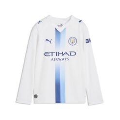 Manchester City 3. Trøje 2026/27 Lange Ærmer Børn