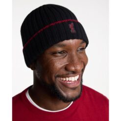 Liverpool Hue Firma Knitted Cuff - Sort/Rød