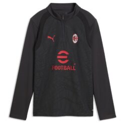 Milan Træningstrøje 1/4 Lynlås - Grå Børn