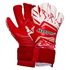 4keepers Målmandshandske Force V4.25 RF2G - Rød/Hvid Børn