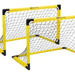 2 stk foldbare Fodboldmål i plast 90 x 60 x 60 cm