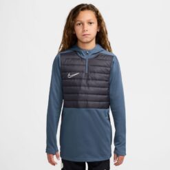 Nike Træningstrøje Therma-FIT Academy Drill Winter Warrior - Navy/Grå/Sølv Børn